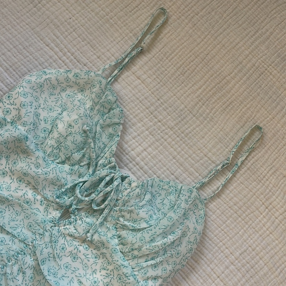 Floral Aqua Dress